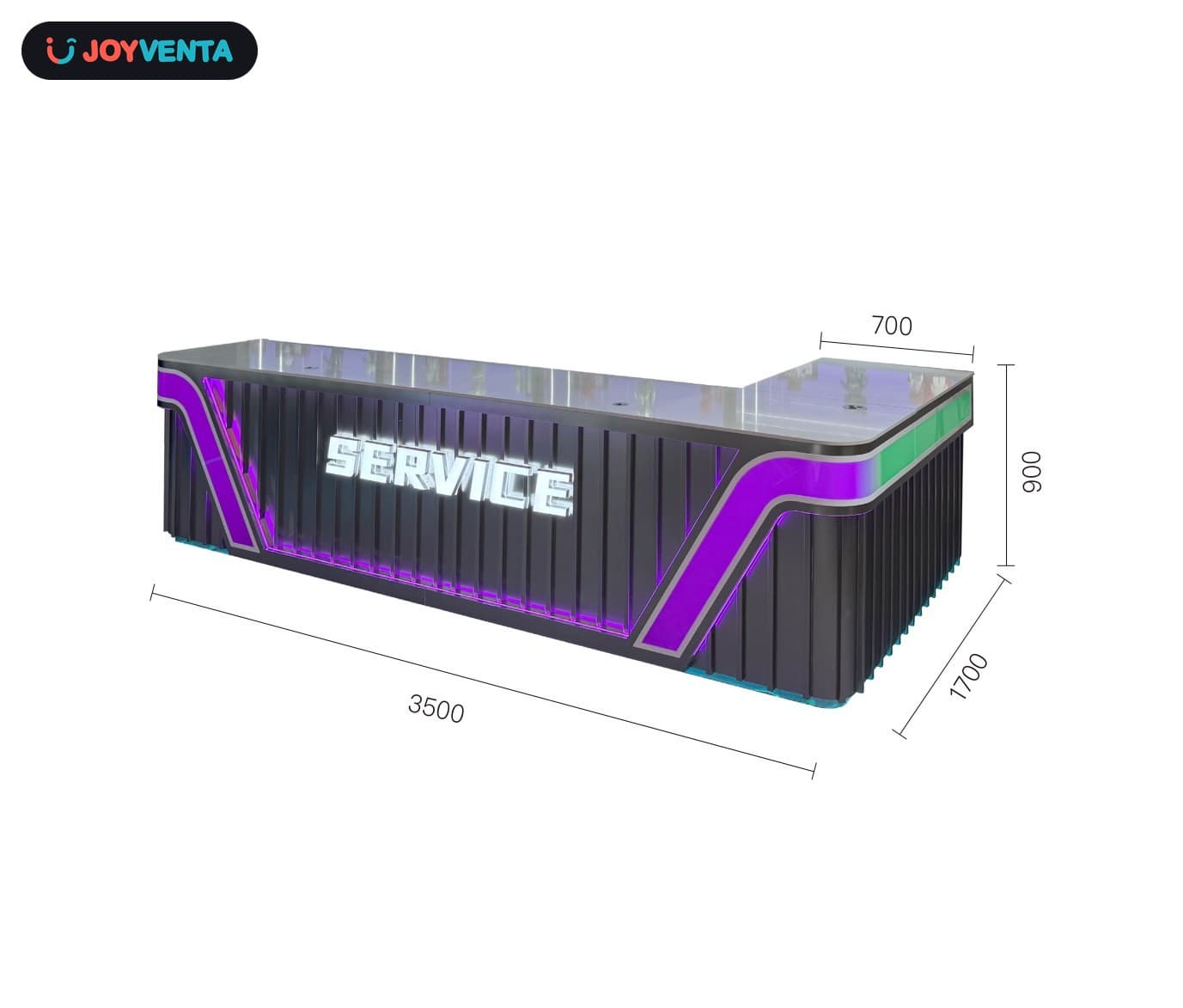 Service Counter 3500×900
