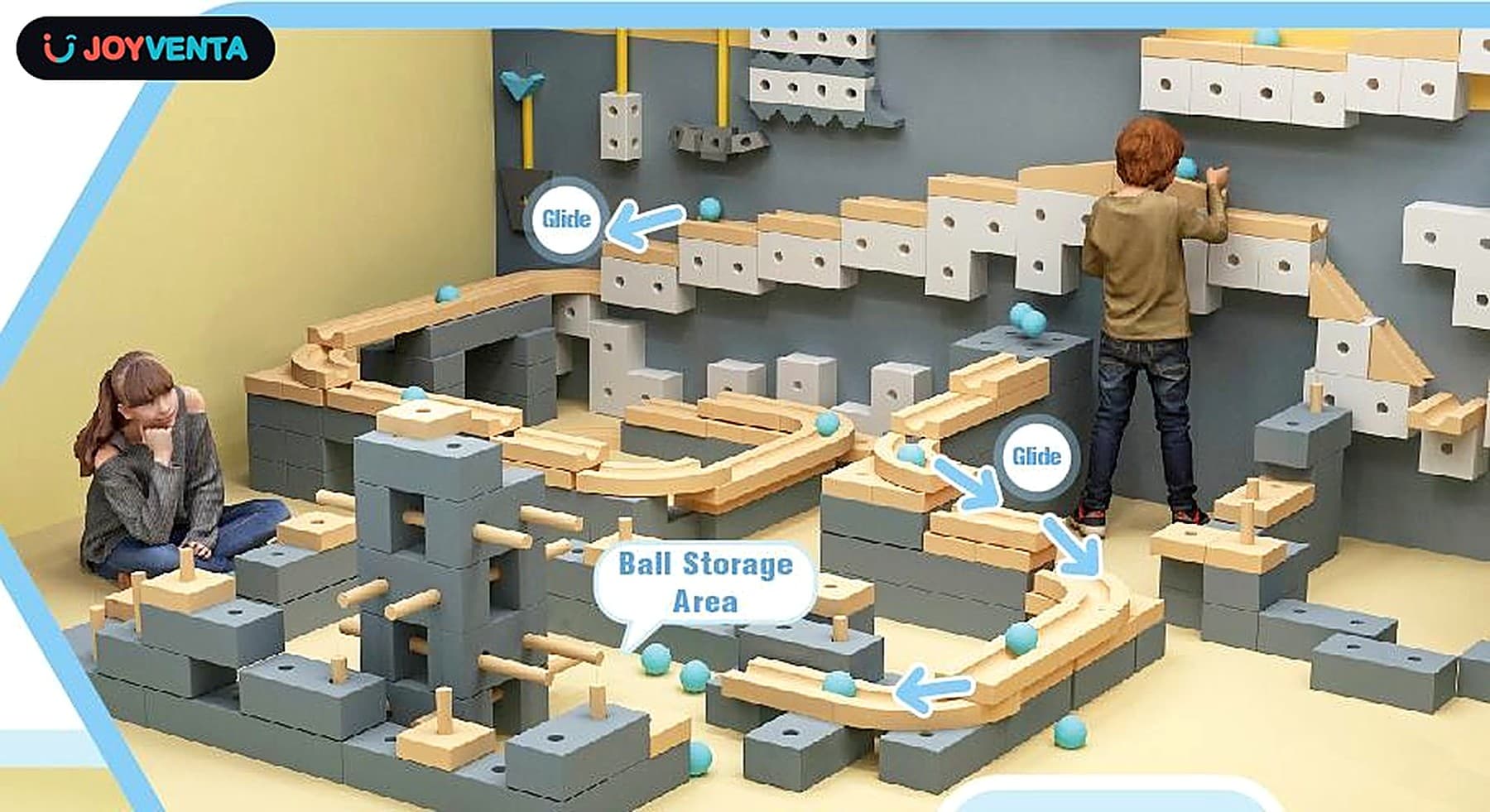 Ball Run Build Wall