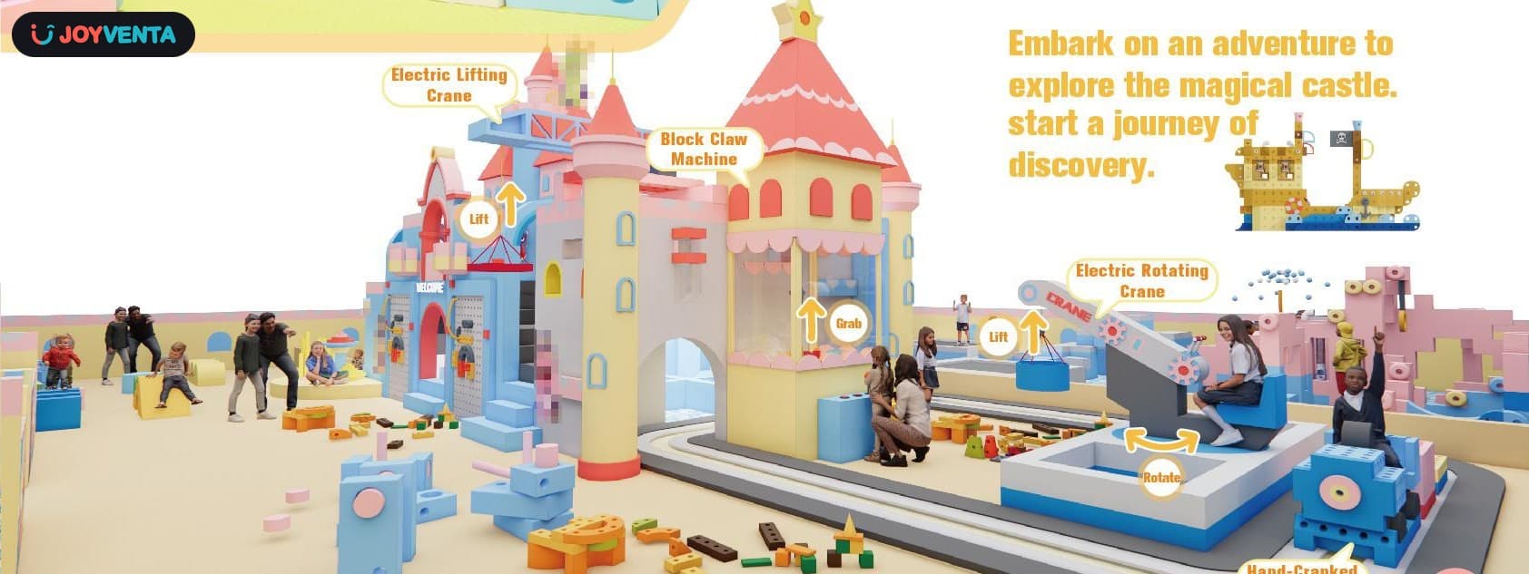 Castle & Pirate Ship Atrium