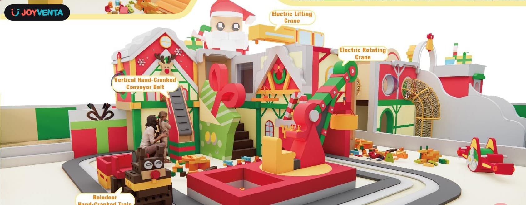 Christmas Block Village