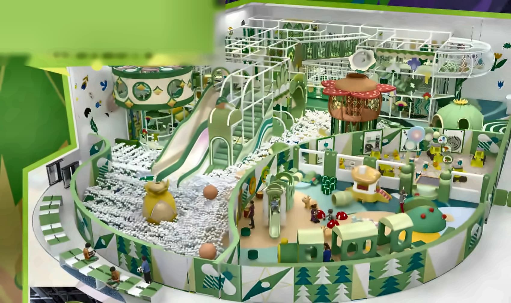 Green Forest Kids World