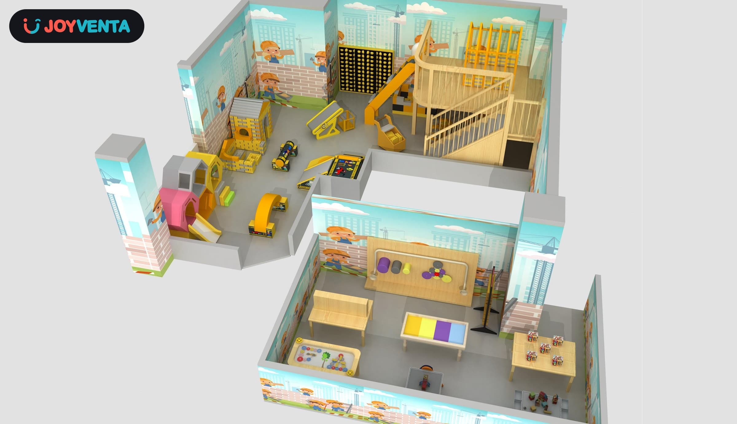 Compact Builder Room