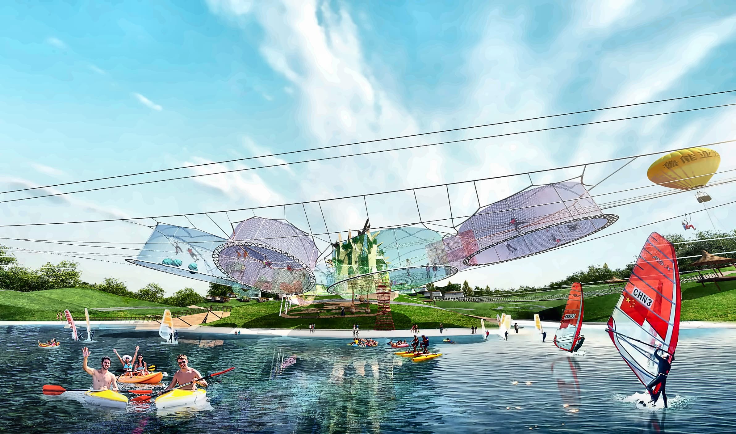 Floating Net Archipelago