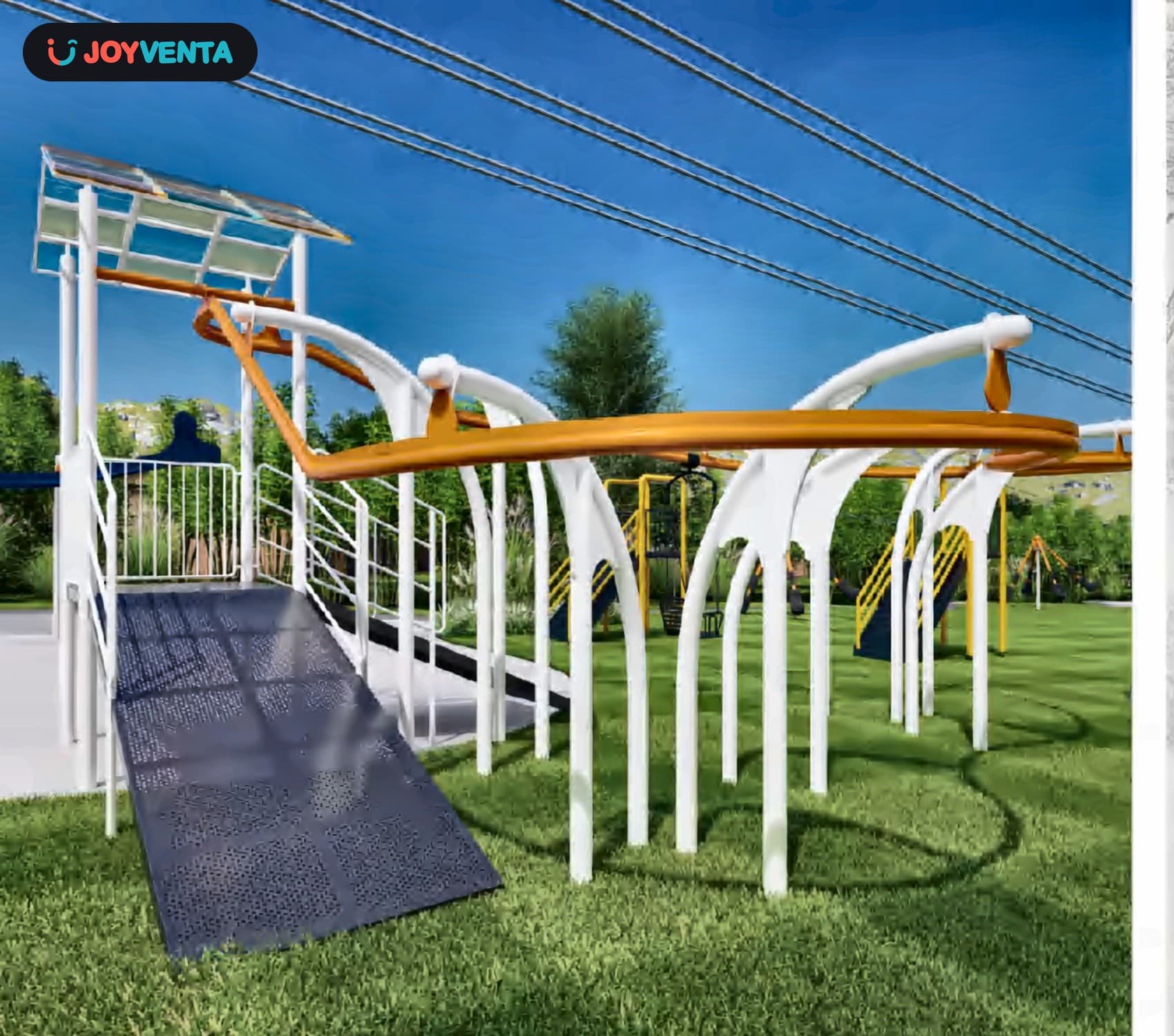 Jardin de jeu du resort
