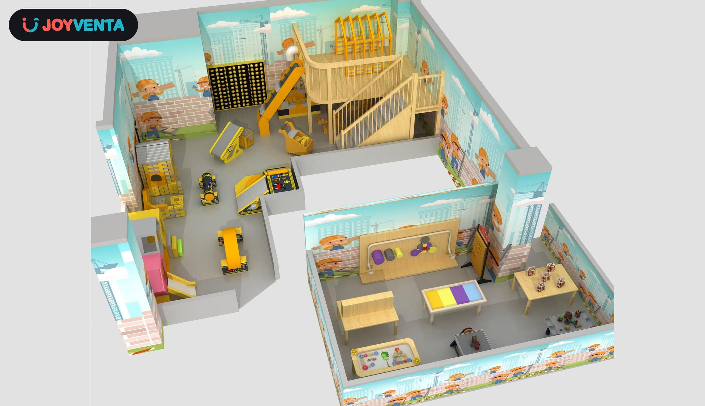 Compact Builder Room
