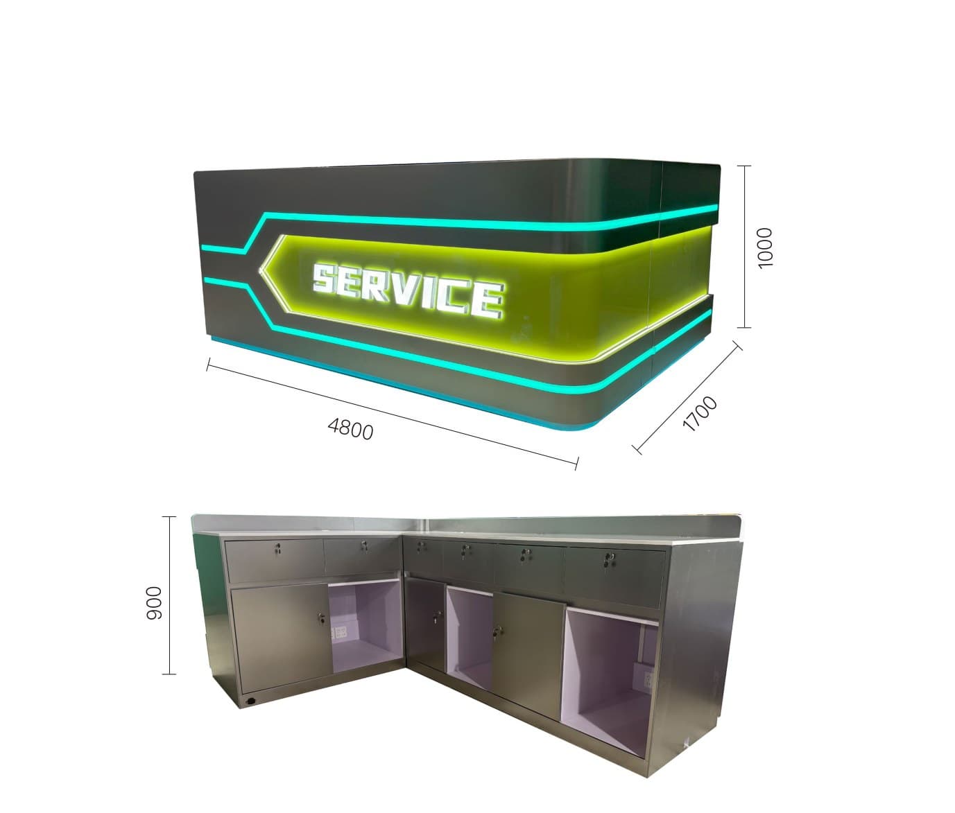 Service Counter 4800×1000 (B)