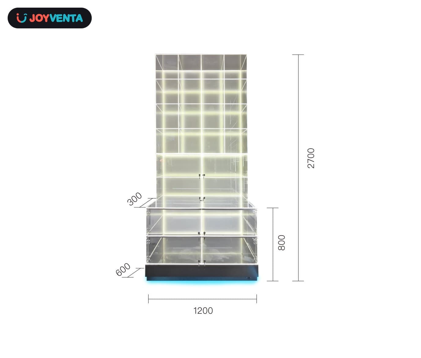 Display Cabinet 1200×2700 (F)