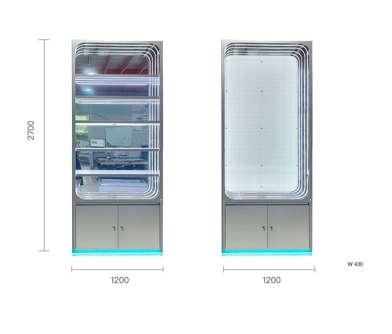 Display Cabinet 1200×2700