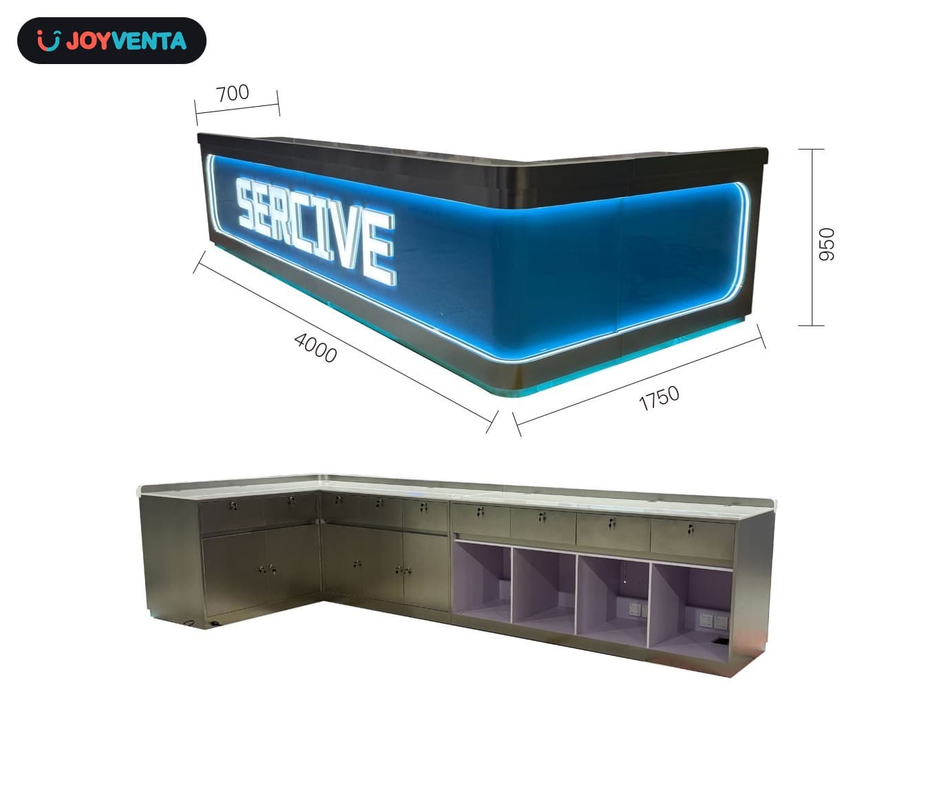 Service Counter 4000×950