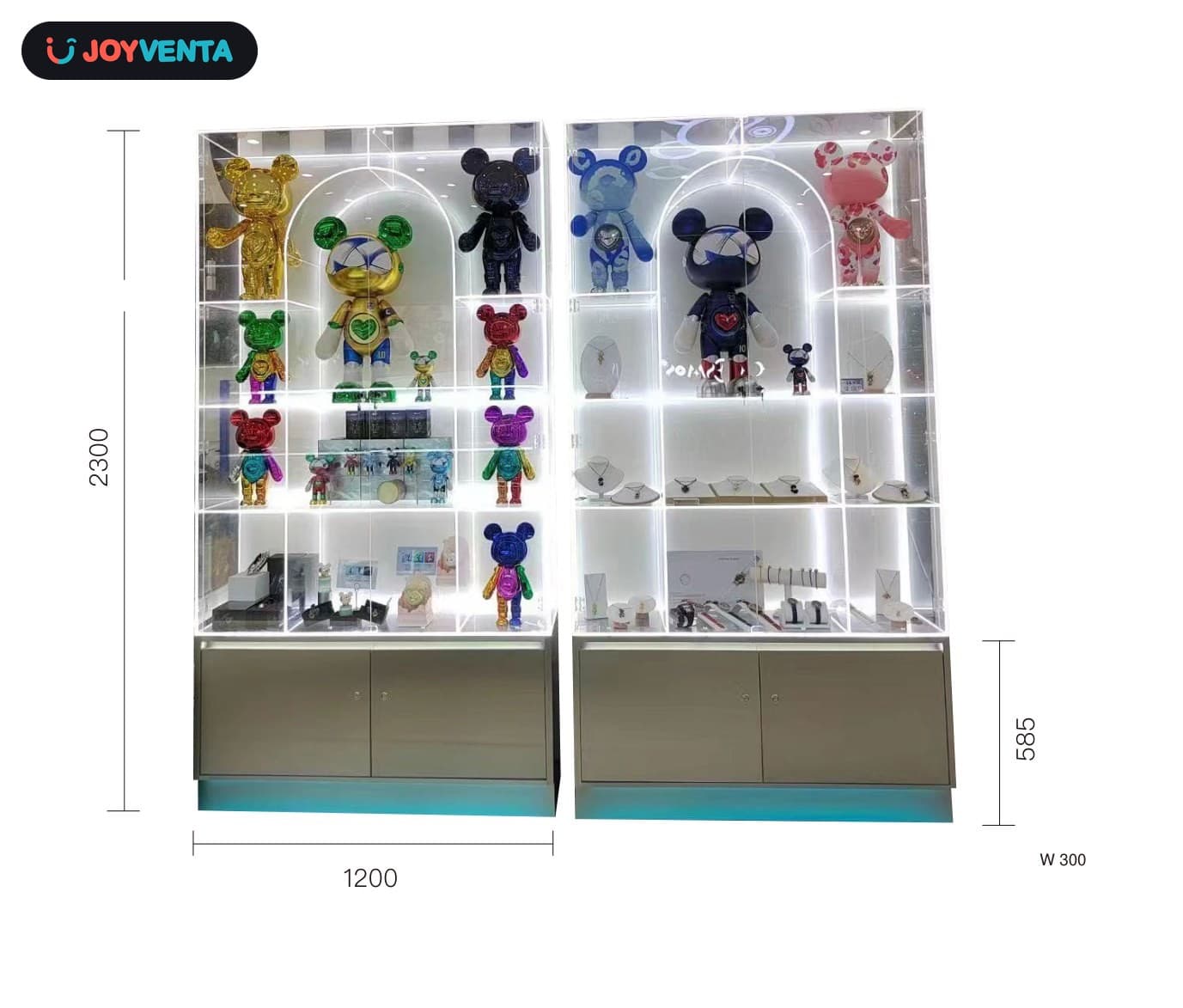 Display Cabinet 1200×2300 (B)