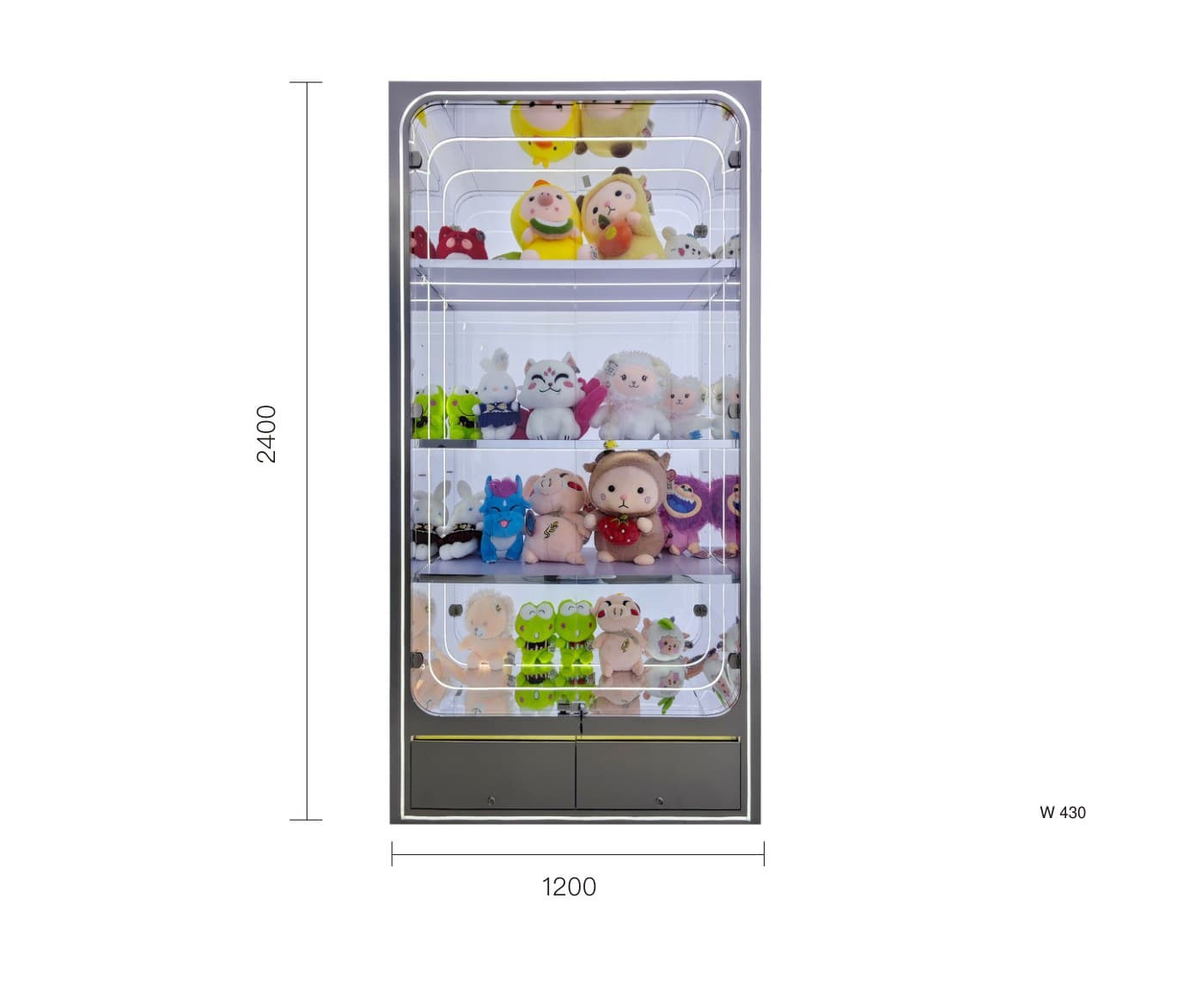 Display Cabinet 1200×2400