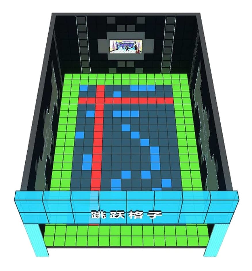 Jumping Grid Floor