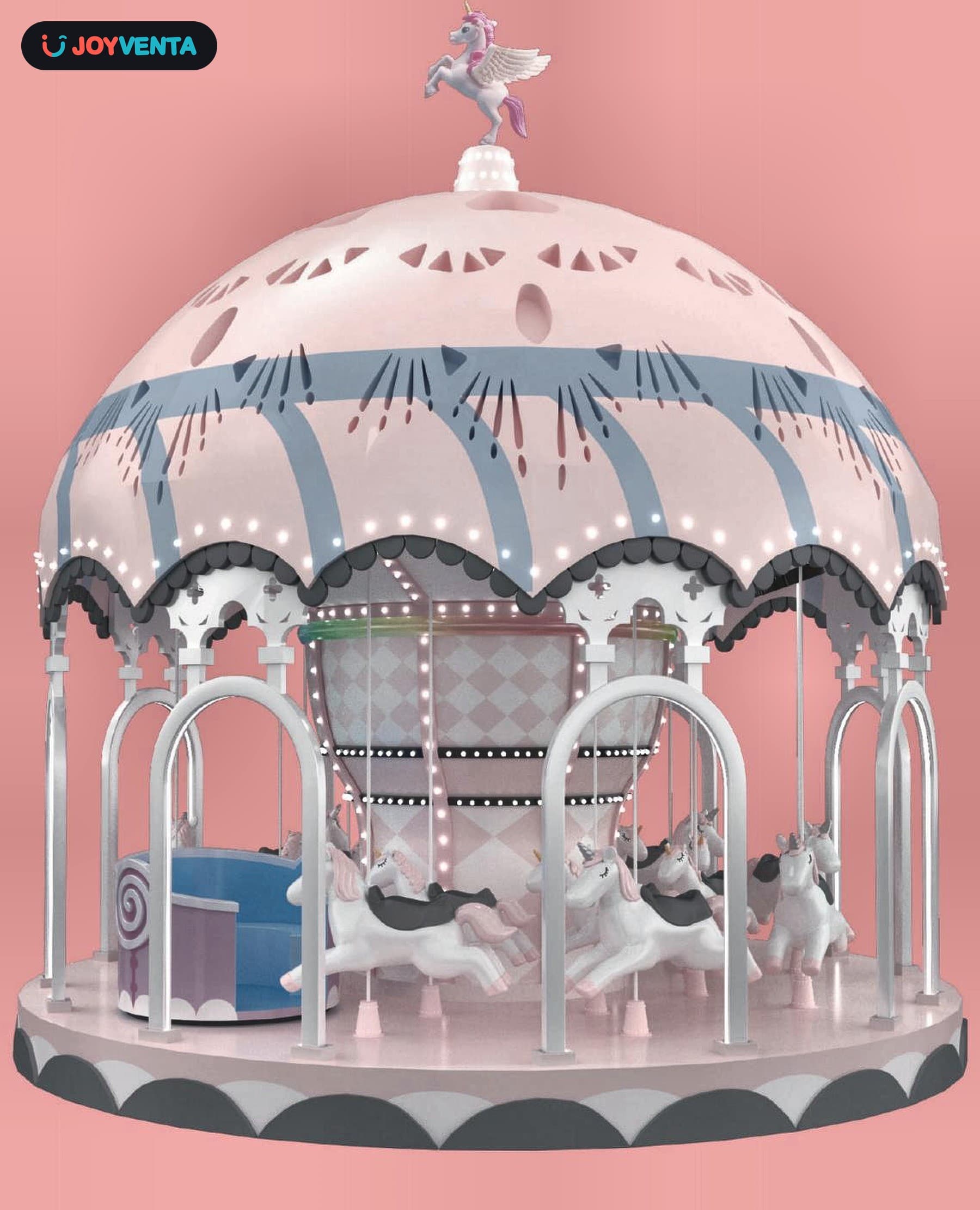Carrousel dôme méduse