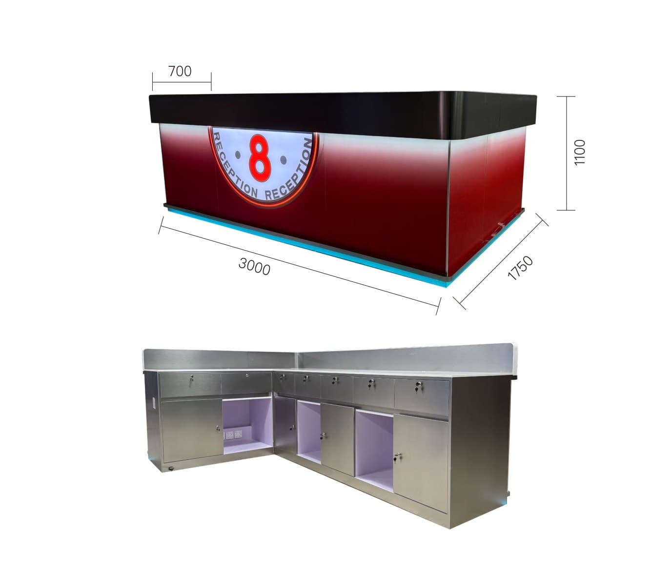 Service Counter 3000×1100