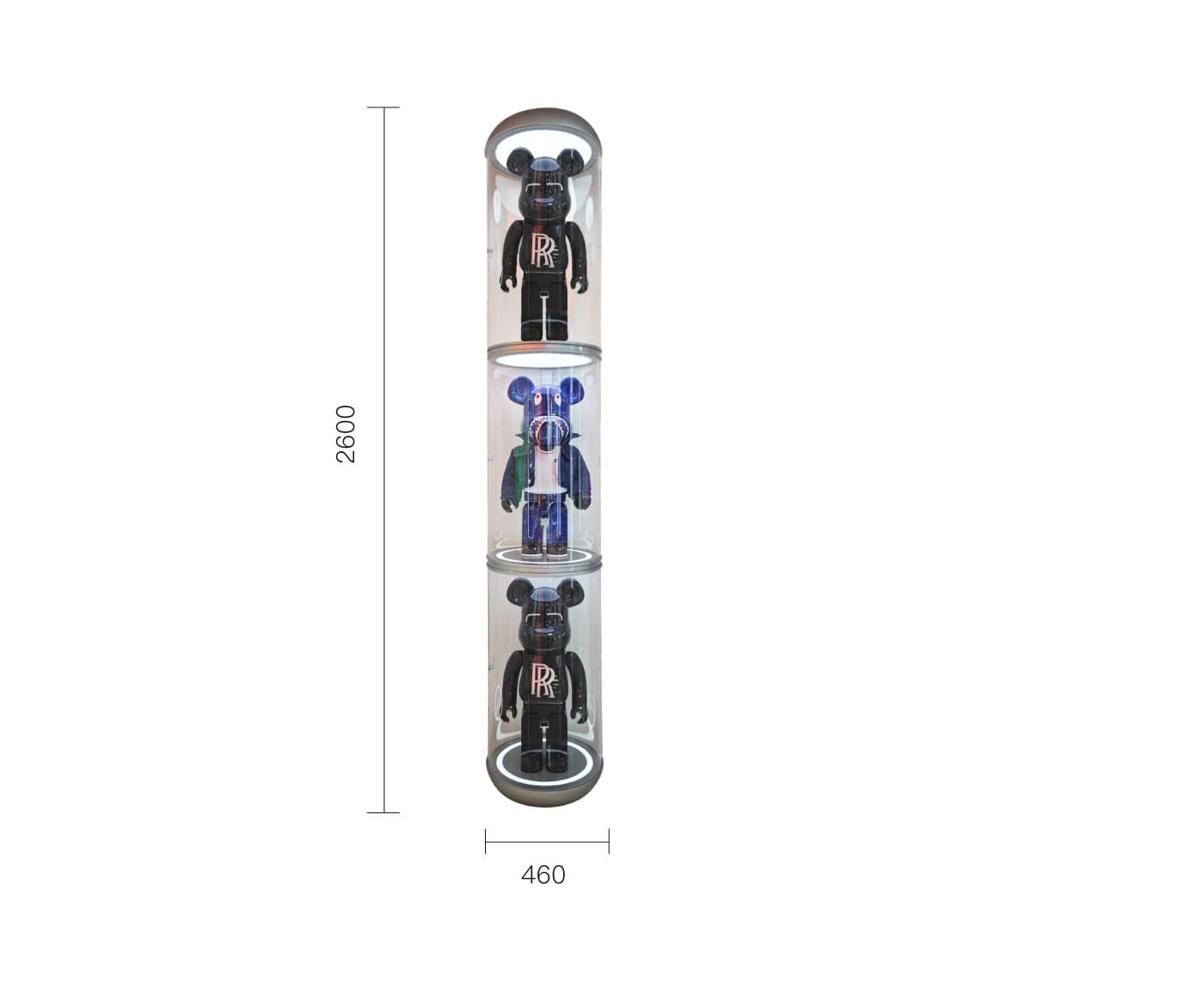 Display Cabinet 460×2600