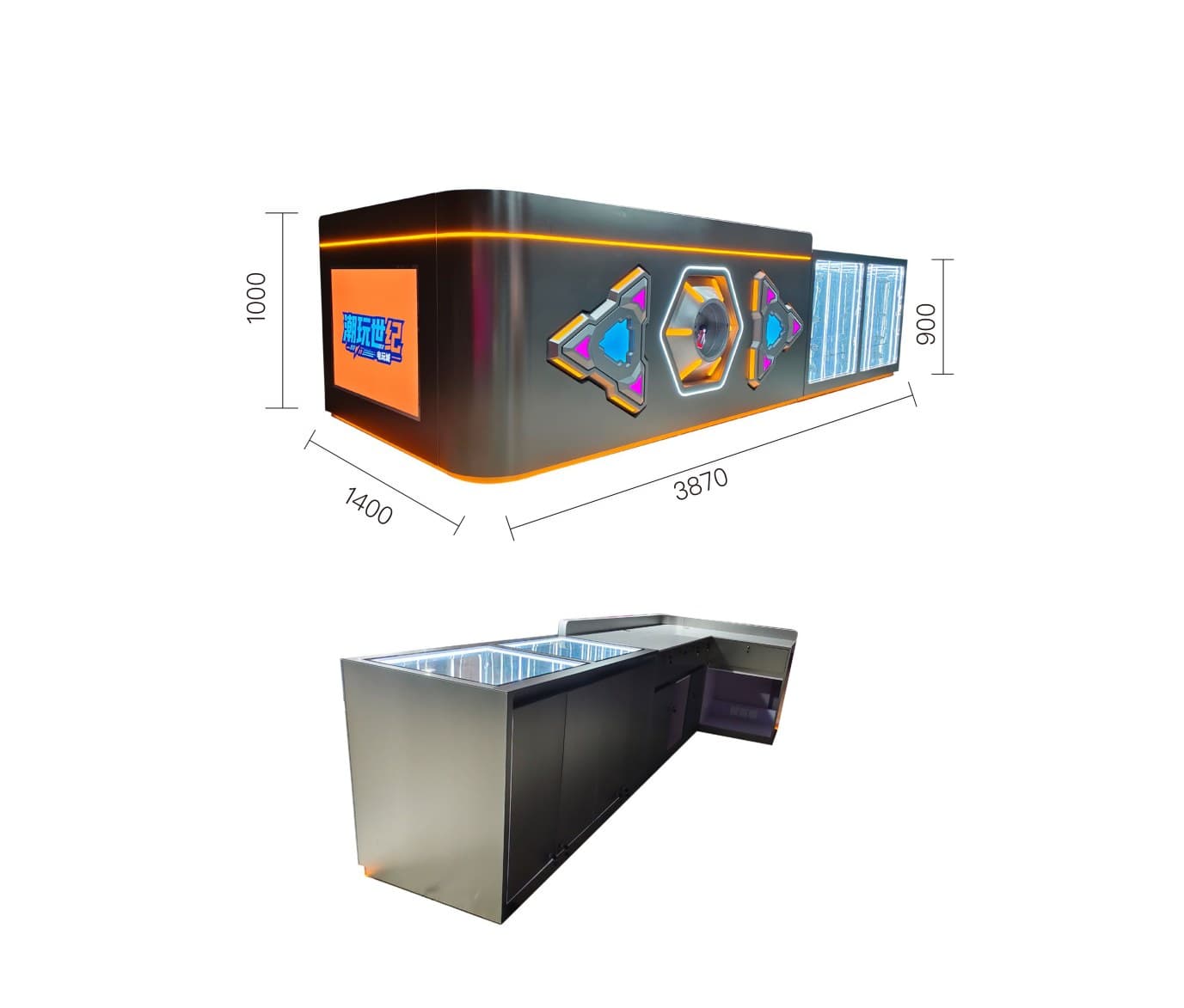 Service Counter 3870×1000