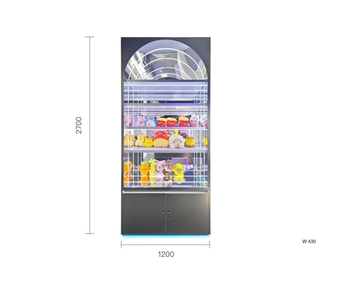 Display Cabinet 1200×2700 (D)
