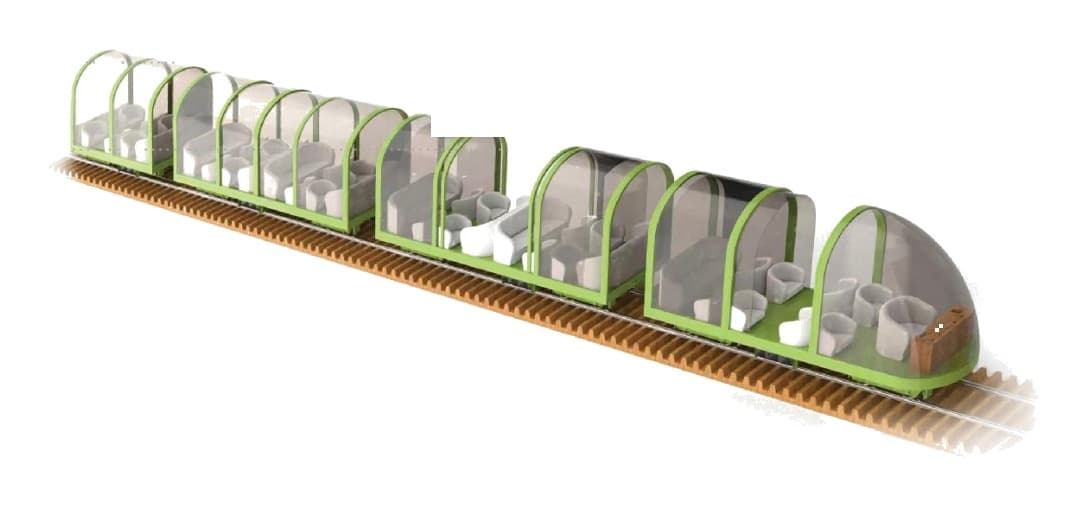 Garden Canopy Train 72