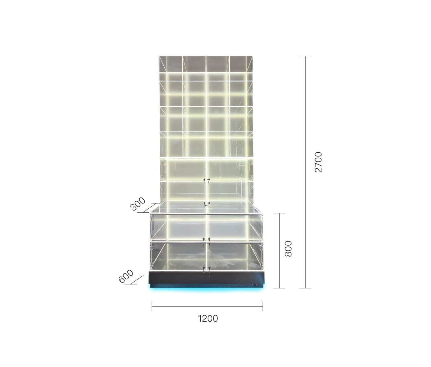 Display Cabinet 1200×2700 (F)