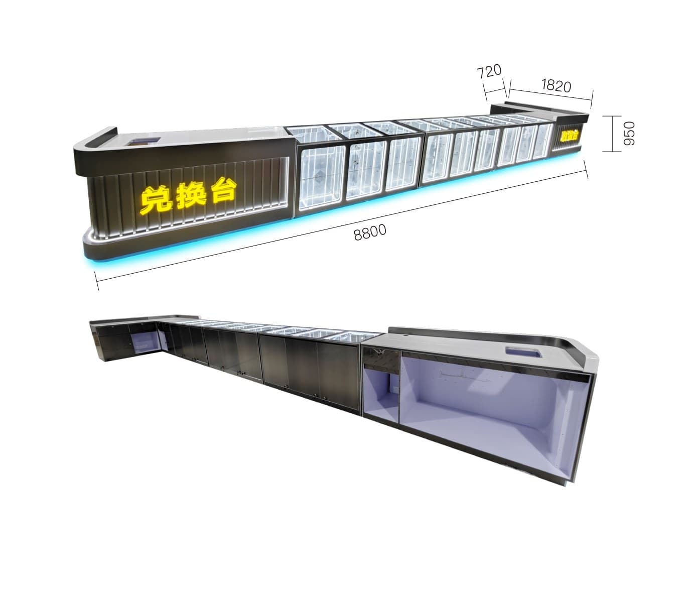 Service Counter 8800×950
