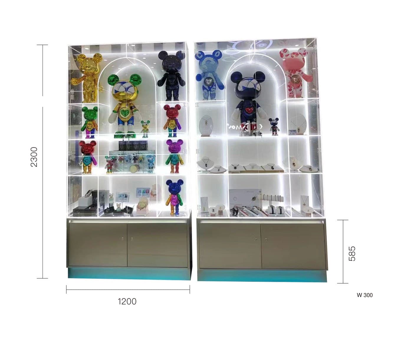 Display Cabinet 1200×2300 (B)
