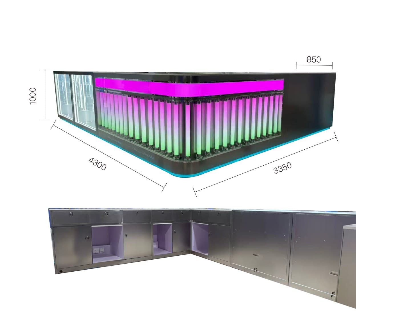 Service Counter 4300×1000