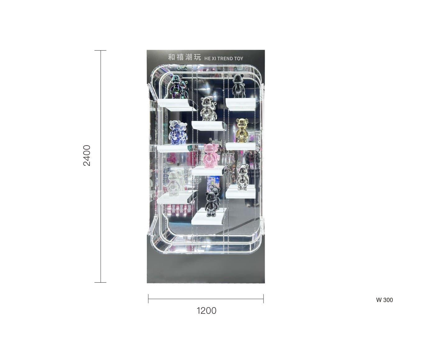 Display Cabinet 1200×2400 (B)