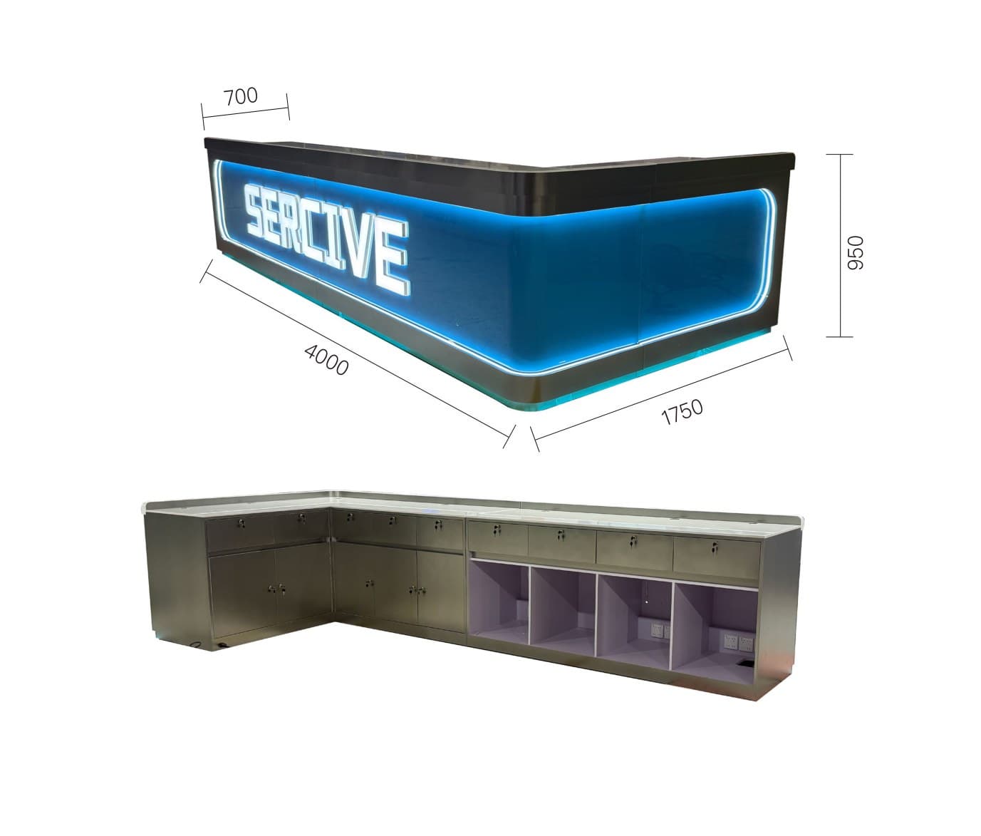 Service Counter 4000×950